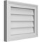 Ekena Millwork Vertical Surface Mount PVC Gable Vnt: Non-Functional, w/2"W x 1-1/2"H, Brickmould Frame, 18"W x 14"H GVPVE18X1402SN - alternate 4